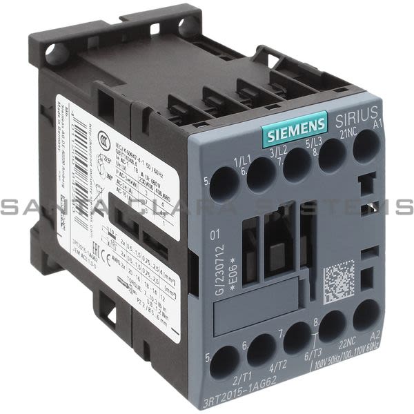Siemens 3RT2015-1AG62 Contactor Product Image