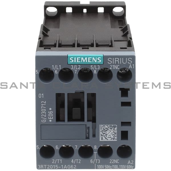 Siemens 3RT2015-1AG62 Contactor Product Image