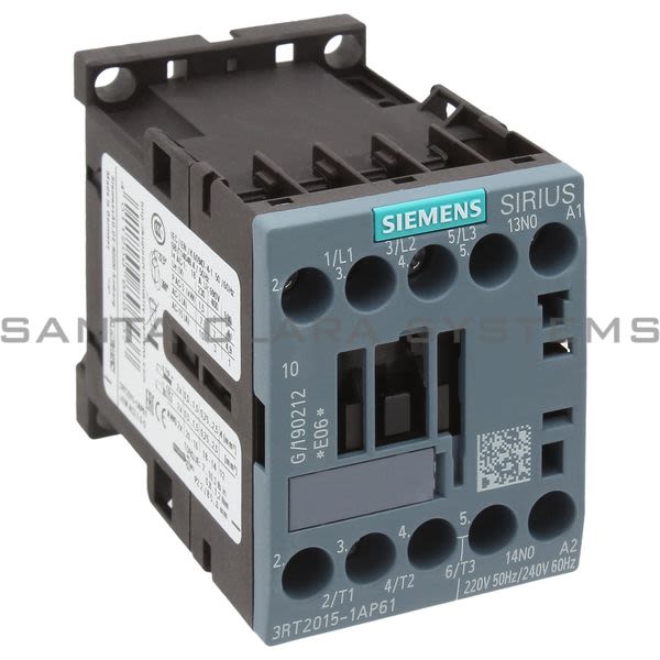 Siemens 3RT2015-1AP61 Contactor | Sirius | 3RT2015-1AP61 Product Image