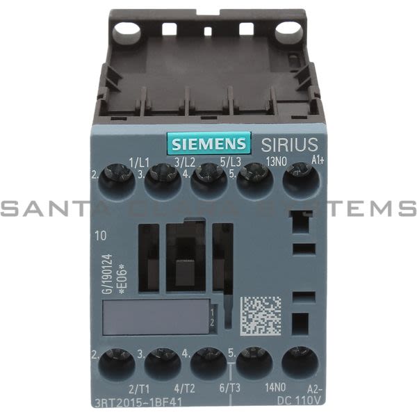 Siemens 3RT2015-1BF41 Contactor | Sirius | 3RT2015-1BF41 Product Image