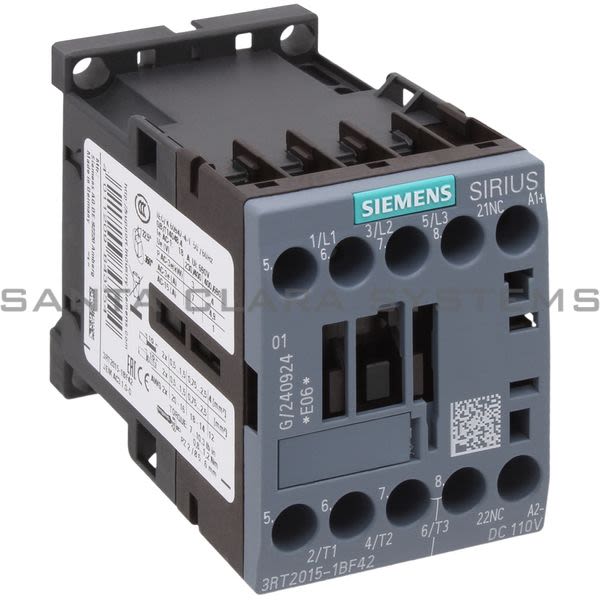 Siemens 3RT2015-1BF42 Contactor Product Image
