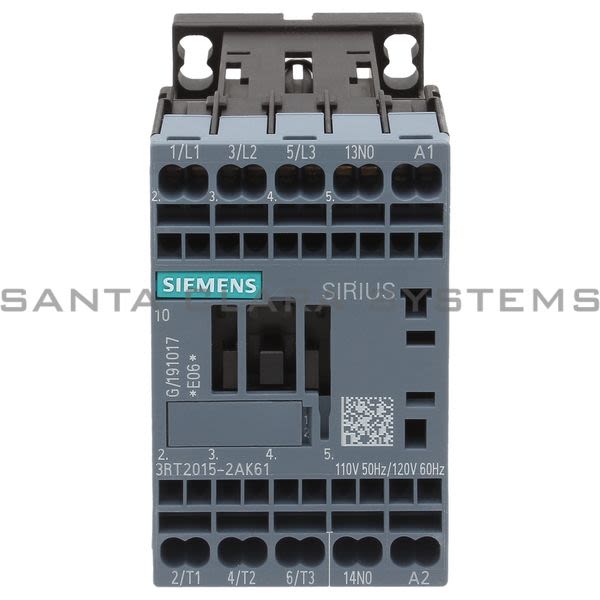 Siemens 3RT2015-2AK61 Contactor | 3RT2015-2AK61 Product Image