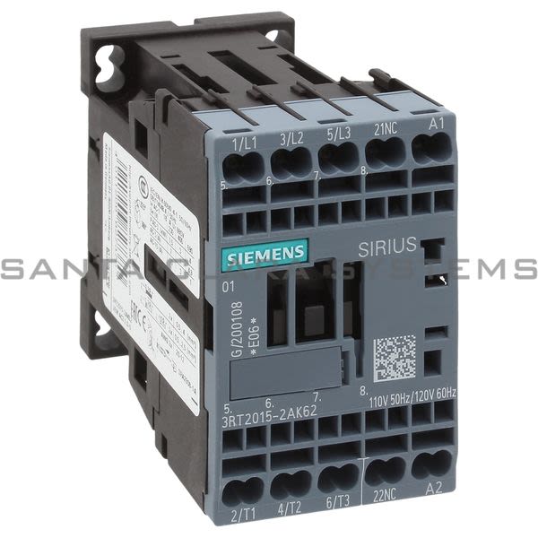Siemens 3RT2015-2AK62 Contactor | 3RT2015-2AK62 Product Image