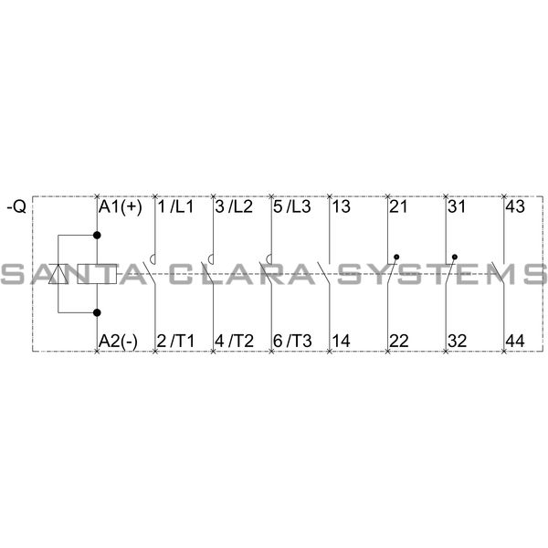 Siemens 3RT2015-2FB44-3MA0 Contactor | Sirius | 3RT2015-2FB44-3MA0 Product Image