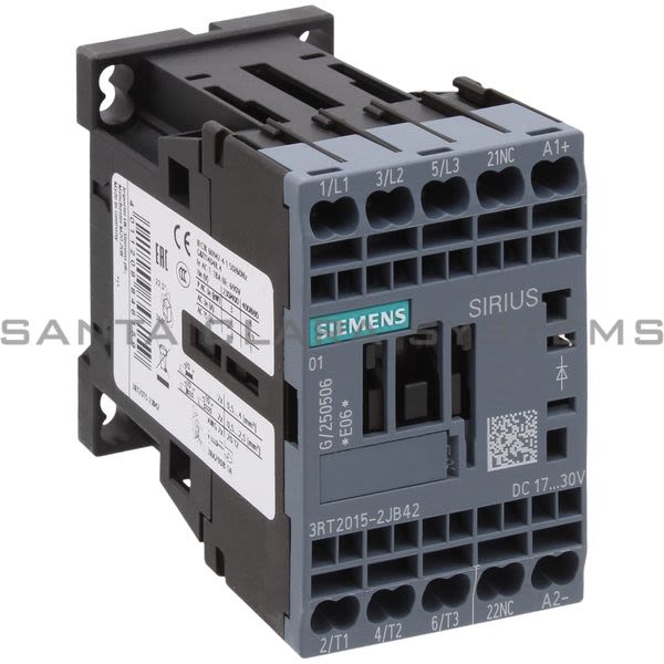 Siemens 3RT2015-2JB42 Contactor Product Image