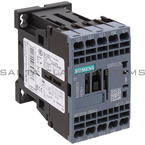Siemens 3RT2015-2KB42 Contactor | 3RT2015-2KB42 Product Image