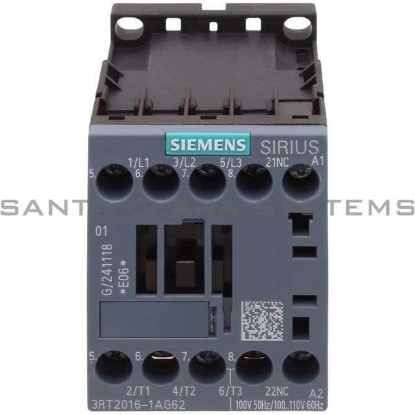 Siemens 3RT2016-1AG62 Contactor Product Image
