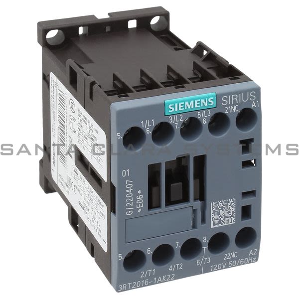 Siemens 3RT2016-1AK22 Contactor Product Image