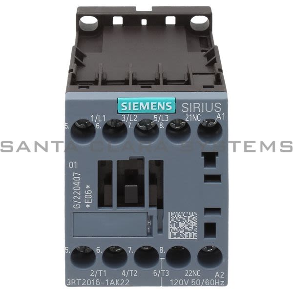 Siemens 3RT2016-1AK22 Contactor Product Image