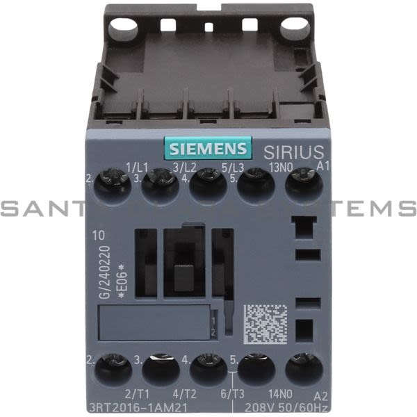 Siemens 3RT2016-1AM21 Contactor Product Image