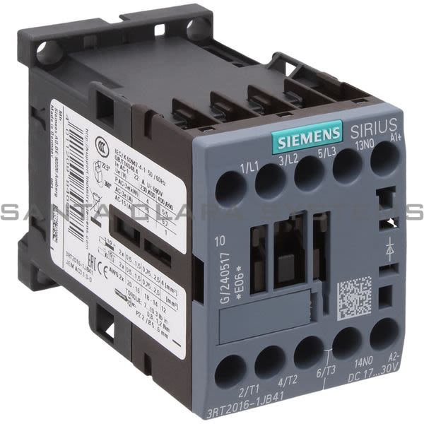 Siemens 3RT2016-1JB41 Contactor Product Image