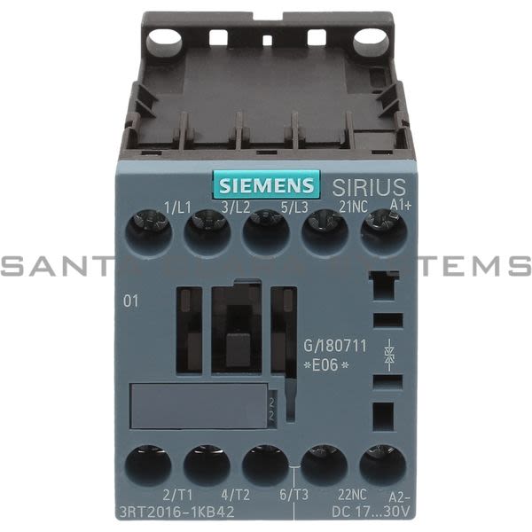 Siemens 3RT2016-1KB42 Contactor | Sirius | 3RT2016-1KB42 Product Image