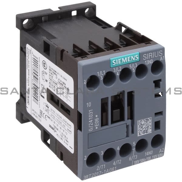 Siemens 3RT2017-1AG61 Contactor Product Image