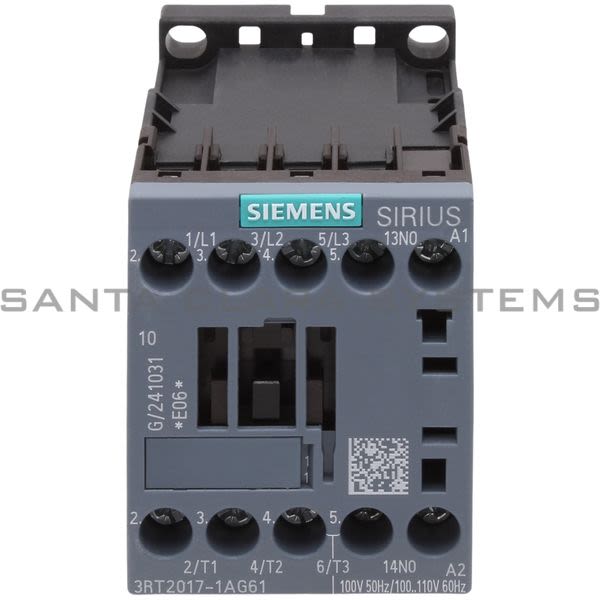 Siemens 3RT2017-1AG61 Contactor Product Image