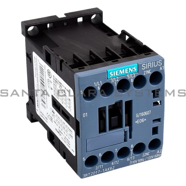 Siemens 3RT2017-1AK62 Contactor | 3RT2017-1AK62 Product Image