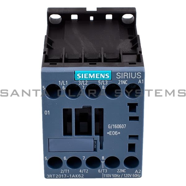 Siemens 3RT2017-1AK62 Contactor | 3RT2017-1AK62 Product Image