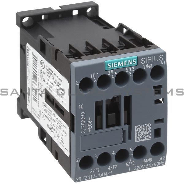Siemens 3RT2017-1AN21 Contactor Product Image