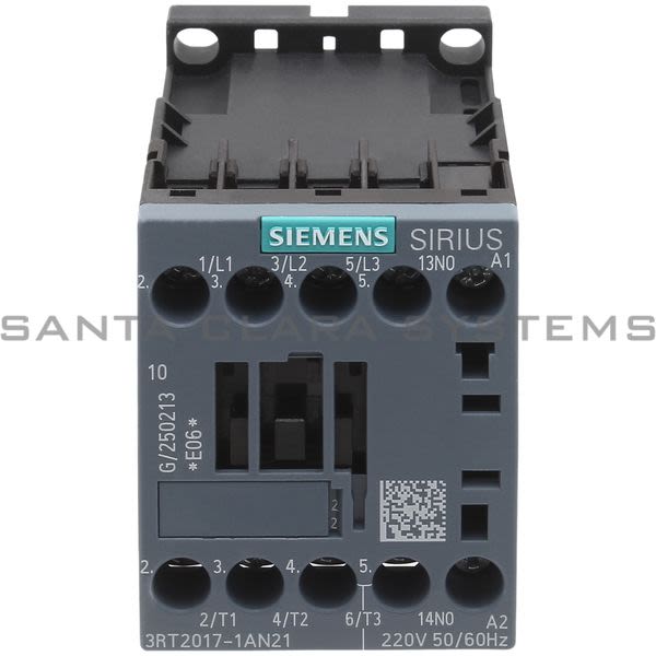 Siemens 3RT2017-1AN21 Contactor Product Image