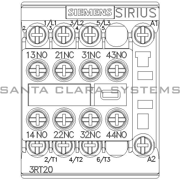 Siemens 3RT2017-1AP04-3MA0 Contactor | Sirius | 3RT2017-1AP04-3MA0 Product Image