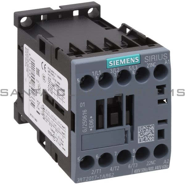 Siemens 3RT2017-1AR62 Contactor Product Image