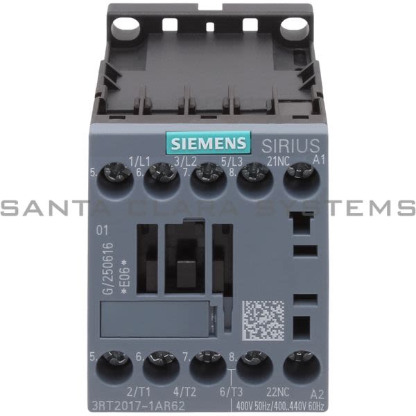 Siemens 3RT2017-1AR62 Contactor Product Image