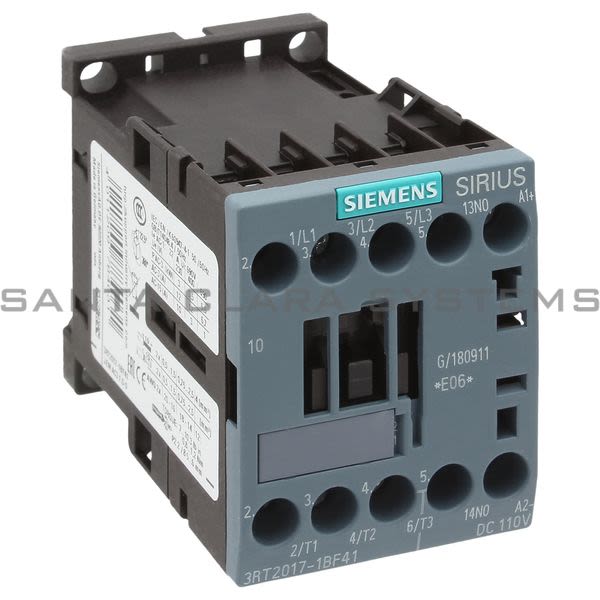 Siemens 3RT2017-1BF41 Contactor | Sirius | 3RT2017-1BF41 Product Image
