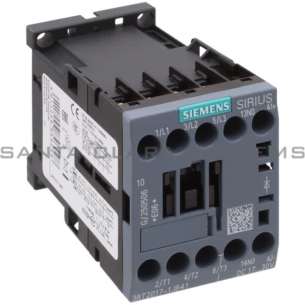Siemens 3RT2017-1JB41 Contactor Product Image