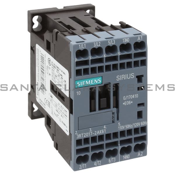 Siemens 3RT2017-2AK61 Contactor | Sirius | 3RT2017-2AK61 Product Image