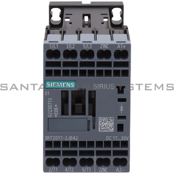 Siemens 3RT2017-2JB42 Contactor Product Image