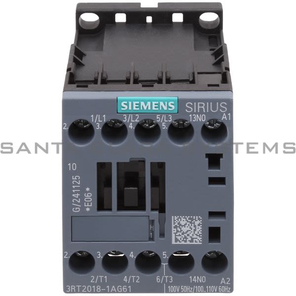 Siemens 3RT2018-1AG61 Contactor Product Image