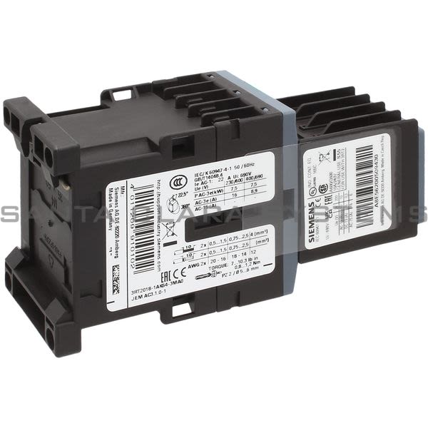 Siemens 3RT2018-1AK64-3MA0 Contactor | 3RT2018-1AK64-3MA0 Product Image