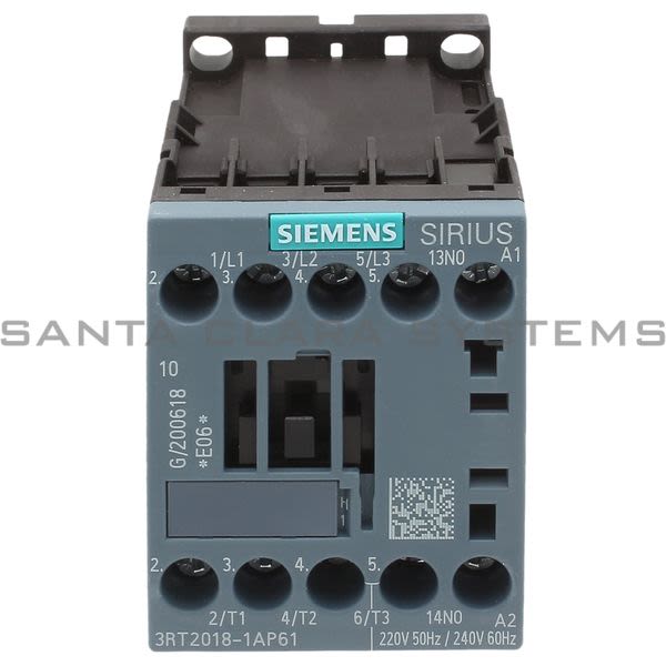 Siemens 3RT2018-1AP61 Contactor | 3RT2018-1AP61 Product Image