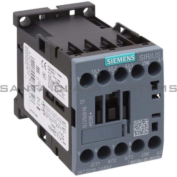 Siemens 3RT2018-1AR62 Contactor Product Image