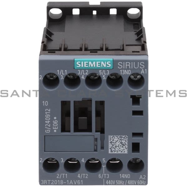 Siemens 3RT2018-1AV61 Contactor Product Image