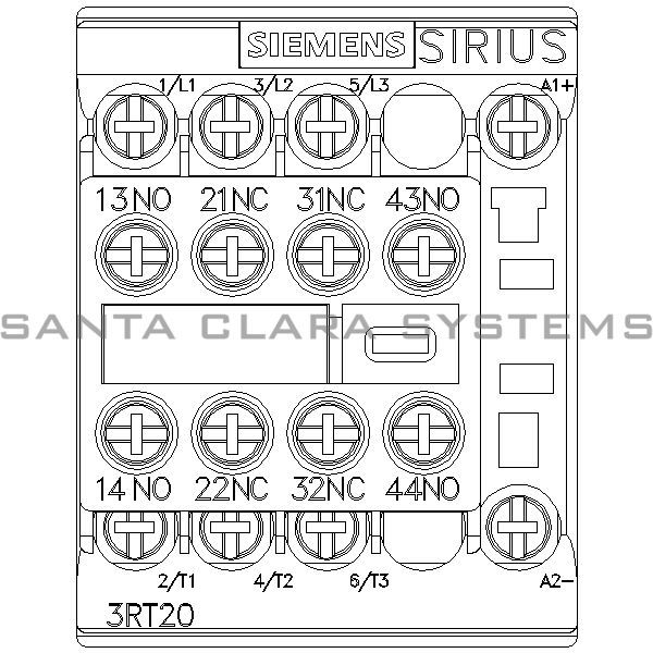 Siemens 3RT2018-1BB44-3MA0 Contactor | 3RT2018-1BB44-3MA0 Product Image