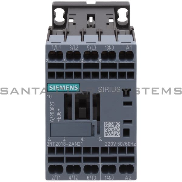 Siemens 3RT2018-2AN21 Contactor Product Image