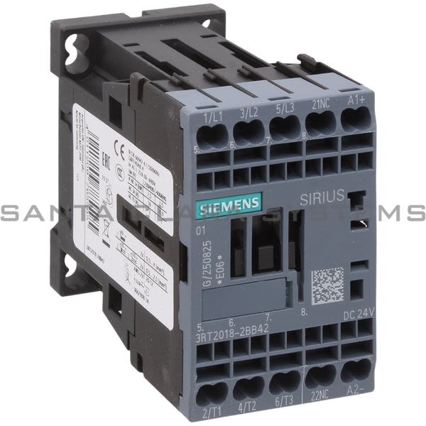 Siemens 3RT2018-2BB42 Contactor | Sirius | 3RT2018-2BB42 Product Image