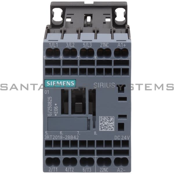 Siemens 3RT2018-2BB42 Contactor | Sirius | 3RT2018-2BB42 Product Image