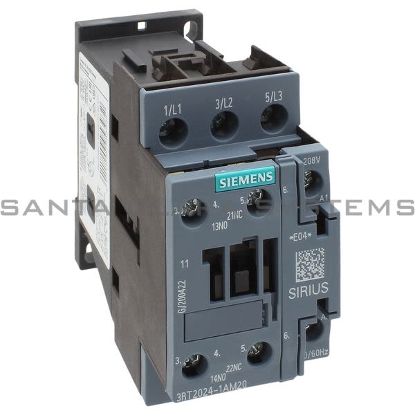 Siemens 3RT2024-1AM20 Contactor | Sirius | 3RT2024-1AM20 Product Image