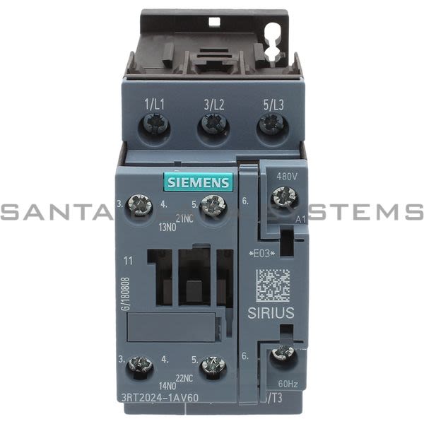 Siemens 3RT2024-1AV60 Contactor | Sirius | 3RT2024-1AV60 Product Image