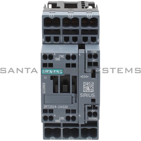 Siemens 3RT2024-2AG20 Contactor Product Image