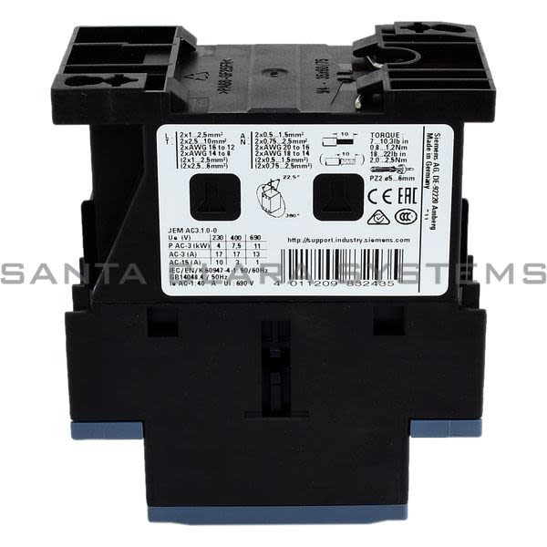 Siemens 3RT2025-1AK60 Contactor | 3RT2025-1AK60 Product Image