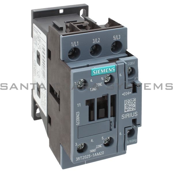Siemens 3RT2025-1AM20 Contactor | 3RT2025-1AM20 Product Image
