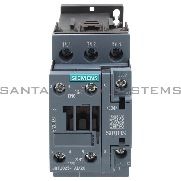 Siemens 3RT2025-1AM20 Contactor | 3RT2025-1AM20 Product Image