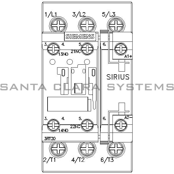 Siemens 3RT2025-1BB40-0CC0 Contactor | Sirius | 3RT2025-1BB40-0CC0 Product Image