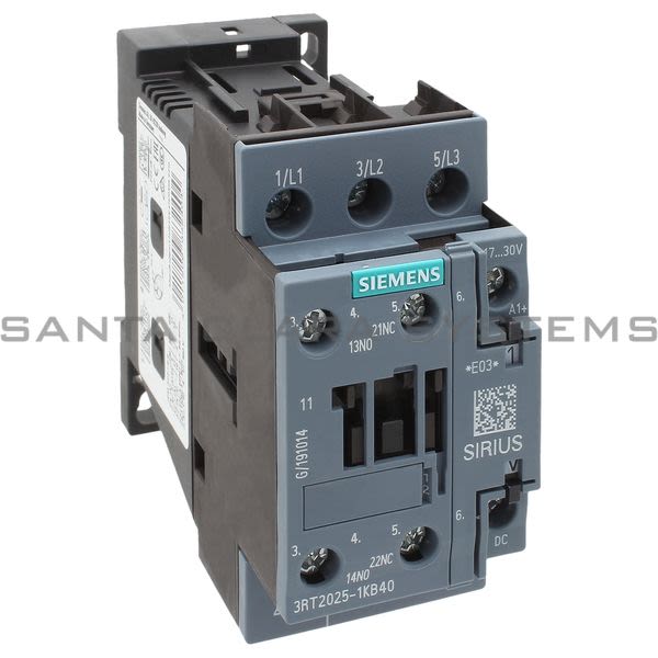 Siemens 3RT2025-1KB40 Contactor | 3RT2025-1KB40 Product Image