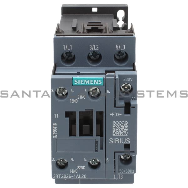 Siemens 3RT2026-1AL20 Contactor | 3RT2026-1AL20 Product Image