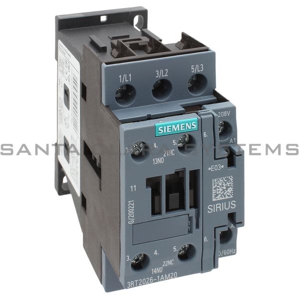 Siemens 3RT2026-1AM20 Contactor | Sirius | 3RT2026-1AM20 Product Image