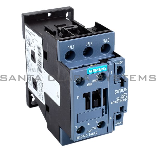 Siemens 3RT2026-1AN20 Contactor | 3RT2026-1AN20 Product Image