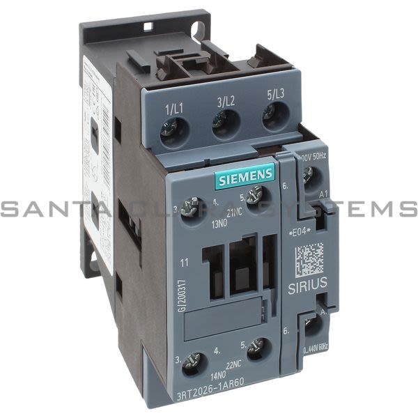 Siemens 3RT2026-1AR60 Contactor | 3RT2026-1AR60 Product Image